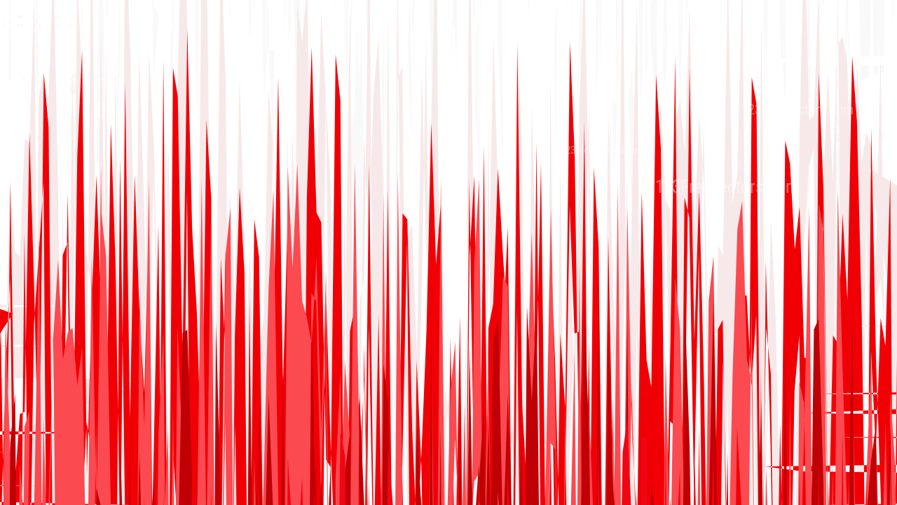 Red lines over white background